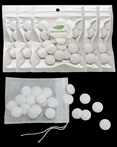 Herjiore 300 Pièges Anti Mites vêtements à l'épreuve des Mites et des Insectes des armoires, Soins horticoles, Complet avec Sac de Rangement en Boules à Mites