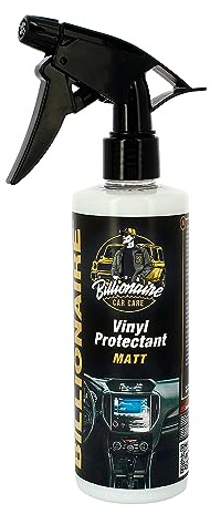 S SUMEX Billionaire Vinyl Protectant Shine Limpia Salpicadero con Efecto Brillo Eficaz en Superfícies de Plástico Caucho y Vinilo No Graso y Protección UV Aroma a Coco 300ml