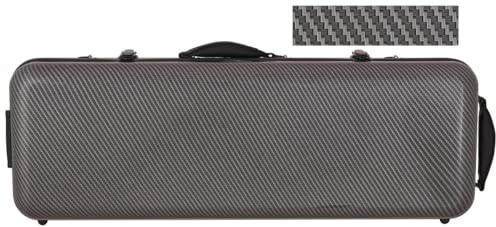 Bratschenkoffer Fiberglass 38-43 Oblong special schwarz M-case + Musiktasche