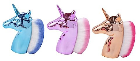 FRCOLOR 3pcs Nail Art Cleaning Brush Soft Nail Dust Brush for Unicorn Molding Cleaning Use