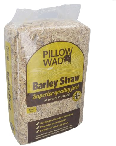 AB Tools 1 Bag Large Barley Straw Small Animal Bedding Feeding 2KG
