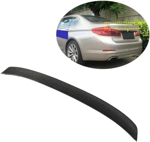 Olgyn Auto-Heckspoiler Für BMW 5Er G30 G38 F90M5 2017 2018 2019, Kofferraum-Lippenspoiler, Kohlefaser-Heckspoiler-Flügellippe