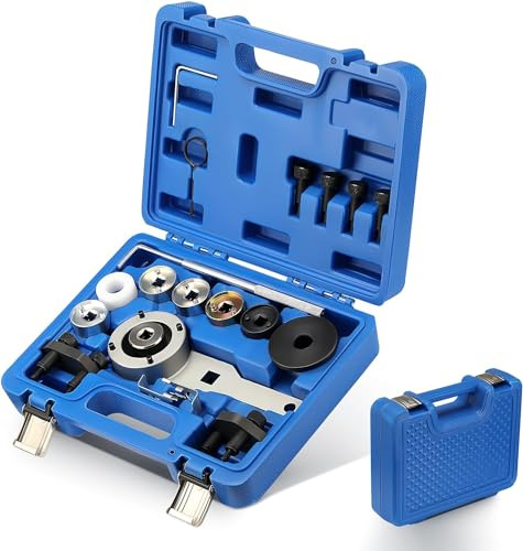 ISINSWIFT Camshaft Crankshaft Engine Timing Tool Kit FIT for Audi VW 2006-2018 VAG EA888 1.8 2.0 TSI TFSI OE# T10355 T10060A T10352 T10368 T40011 T40196 T40267 with Case