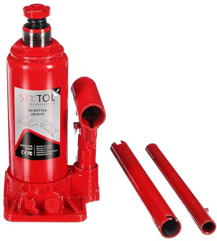 SIXTOL SX BOTTLE JACK 6T | Martinetto idraulico per bottiglie | 6 t | cric compatto
