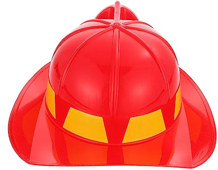 GALPADA Feuerwehrmann Hut Für Junge Mädchen Einzigartige Cosplay Mütze Spiele Und Bühnenaufführungen Für Halloween Karneval Und Geburtstagsfeiern Praktisches Accessoire Für Junge