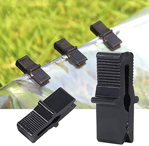 Morsetto per Clip per Pellicola per Serra da 200 Pezzi Clip di Fissaggio Pratica Accessori per Serra Rete per Pellicola in Plastica Diametro Filo di Acciaio Adatto 2,0 Mm - 3,5 Mm