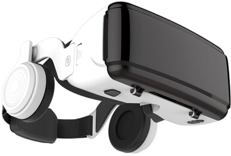Patifirst Virtuali Virtual Reality Virtual Reality 3D, Auricolare VR - Goggle 3D di realtà virtuale regolabili con lenti HD | Occhiali VR Luce anti-blu per bambini e adulti
