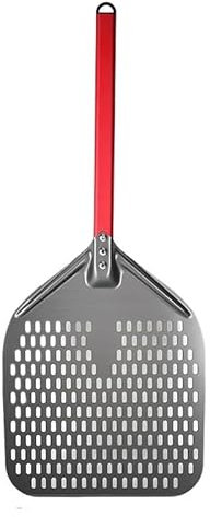 ZSREYFNB Pelle Pizza Spatule à pizza perforée de 12/13/14 pouces, 3 pièces, pelle à pizza, revêtement dur en aluminium, kit de pizza for la maison Pelle A Pizza(12 inch Kit)