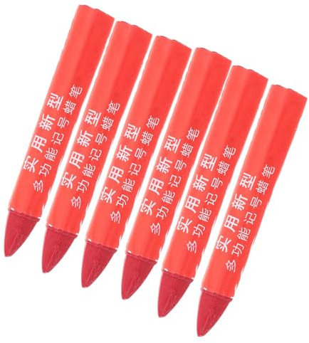 Warmhm 6pezzi Cera Per Marcatura Pneumatici Auto Per Riparazione Pneumatici Per Marcatura Graffiti Per Forniture Per Auto Da