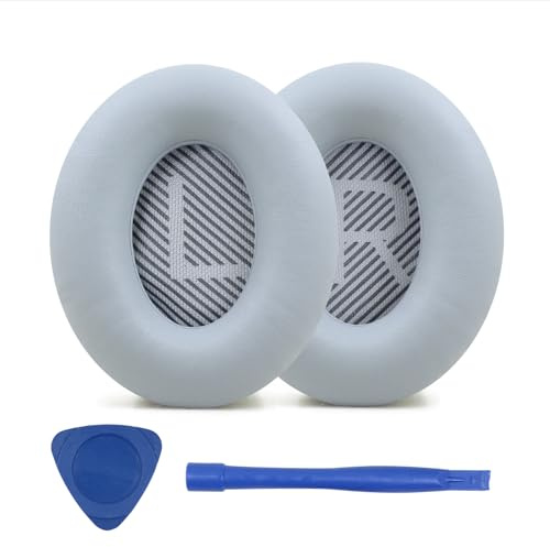 Replacement Ear Pads for Bose QuietComfort 35 (QC35) Over-Ear Headphones, Earpads Also Fit for Quiet Comfort 35 II (QC35II) Headphones. (Gray)
