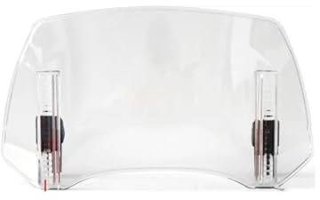 RTSMD Motorrad Windabweiser Windschutzscheibe Einstellbare Clip Auf Windschutzscheibe Verlängerung Für Yamaha Tracer 9 GT Wind Bildschirm Spoiler Visier Windschutzscheibe Ersatz(Farbe 4)