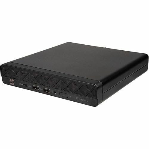 HP EliteDesk 8 G1a Desktop Computer - AMD Ryzen 5 220-16 GB - 512 GB PCI Express NVMe 4.0 x4 SSD - Mini PC - Jack Black - AMD Chip - Windows 11 Pro - AMD Radeon 740M Graphics DDR5 SDRAM - English Ke