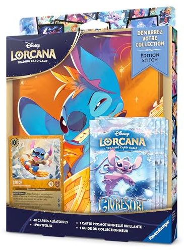 Ravensburger Disney Lorcana TCG : Coffret Collection Stitch | 48 Cartes Disney Lorcana - Coffret Démarrez votre collection - Dès 8 ans - Version Française