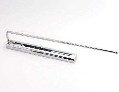 SOTECH 2 Stück Handtuchauszug Chrom 1-armig 410 mm | Handtuchhalter Handtuchstange