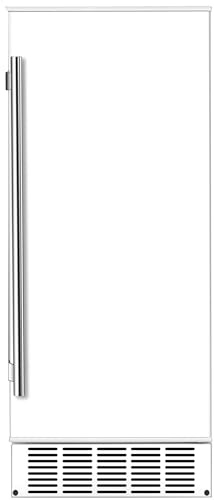 EdgeStar IB250WH 15 Inch Wide 20 Lb. Built-in Ice Maker with 25 Lbs. Daily Ice Production - No Drain Required