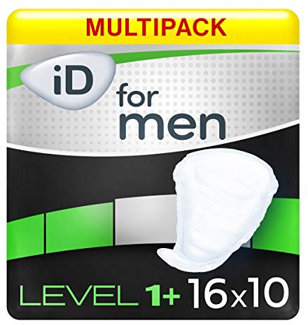 Ontex iD For Men TBS Level 1, 16x10 Stk.Einlagen für Männer Inkontinenz Blasenschwäche