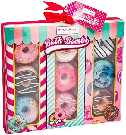 Winter In Venice Doughnut Bath Bomb - Set of 9 Doughnut Bath Bombs