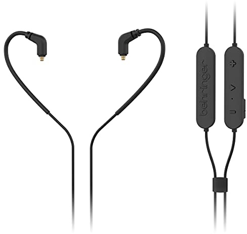 Behringer BT251-BK Kabelloser Bluetooth-Adapter für In-Ear-Monitore mit MMCX-Anschlüssen