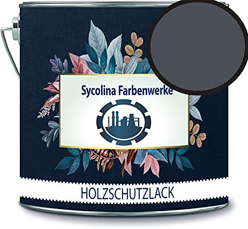 Sycolina - Vernice protettiva per legno, resistente alle intemperie, protezione a lungo termine dalle intemperie, colore grigio grafite RAL 7024