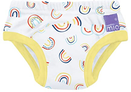 Bambino Mio, Töpfchen Trainingshose Kinder Trainerhosen Töpfchentraining Trainingsunterhosen, Regenbogenfarben, 3+ Jahre
