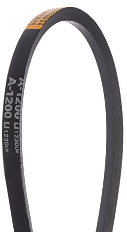 sourcing map A-1200 V-Belts Drive Belt 1200mm Inner 13mm Width 8mm Thickness Girth Rubber for Power Transmission