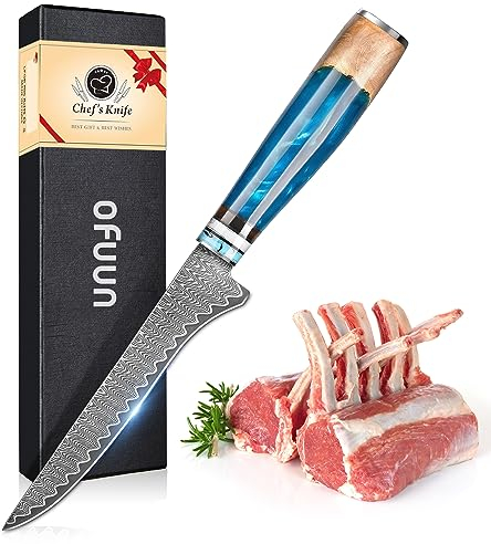 oFuun Damast Ausbeinmesser,