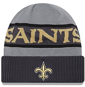 New Era New Orleans Saints NFL 2023 Sideline Tech Knit CW Gray Beanie - One-Size