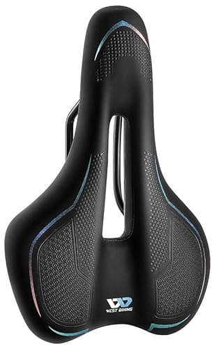Bikesattel - Premium Universal Sattel Cloud Comfort Pro Fahrradsattel - Weicher Memory Foam, Federung, Universell für City-/Mountain-/Rennrad, Komfort für Männer, Frauen, Kinder