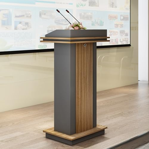 JDSHFEN Rednerpult-Podiumständer, Moderne Holzkanzeln für Klassenzimmer, kommerzielles Rednerpult für Reden bei Hochzeiten, Rednerpult-Empfangstisch für große Schulkirchen