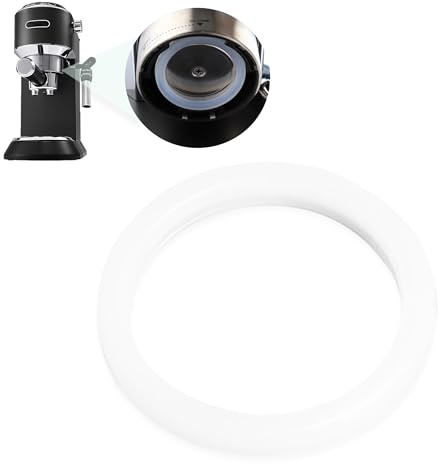 Silikonring für DeLonghi EC685 EC680 EC850 O-Ring Dichtung Zubehör | Kompatibel mit EC860 als Brühkopfdichtung für Wasser Outlet, Passgenauer Ersatzring aus Silikon für Kaffeemaschinen Zubehör
