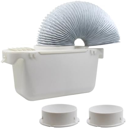 Kit de condensateur universel pour sèche-linge - 1 pièce - Kit de ventilation avec tuyau en PVC flexible et tuyau d'échappement