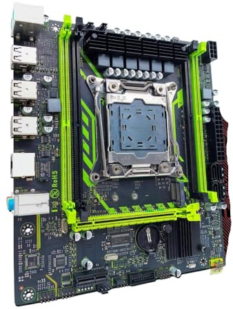 X99-8D4 ZSUS Motherboard Bundle With Compatible LGA2011-3 Xeon E5 2650 V4 Processor And 16GB DDR4 2133MHz RAM Memory With NVME M.2 SATA Support(Motherboard+CPU)
