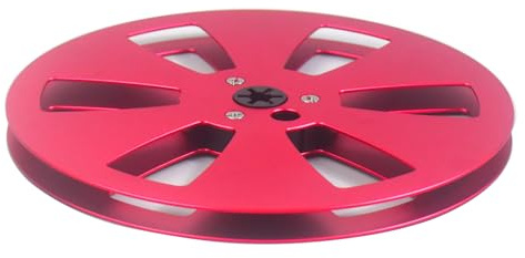 7 Aluminum Alloy Winding Reel with 1/4 Tape Recorder 6 Hole Flange Opening Machine Part Open Reel Sound Deck