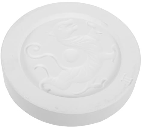 STOBAZA Stampo in Gesso per Ceramica Fai da Te a Forma di Tigre Strumento per Modellare Ceramica in Gesso Resistente Utensile per Formatura Rapida di Lastre Adatto a Gres e Porcellana