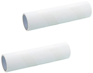 Tofficu Adhesive Lint Roller Refills 2Pcs Multi-Purpose Sticky Replacement Paper for Carpets, Drawers, and Upholstery