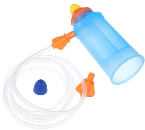 VILLCASE Irrigador Nasal Portátil Azul de Pp para Limpieza de Cavidades Nasales, Fácil de Usar y Transportar, Adecuado para Uso Doméstico en Adultos