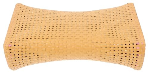 FRCOLOR Almohada para Cuello de Imitación Ratán Transpirable para Sauna Soporte Ergonómico y Diseño Refrescante Adecuado para SPA y Gimnasio