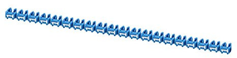 Aexit 20 Pcs Digit 1 Cable de red Etiquetas marcadores azul para cable de (model: P9820IIIVII-7387QU) diámetro de 4.0-6.0mm