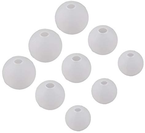 Healifty 9 Stück Sphärische Silikon-Gießformen 1.38 Zoll Mini Sternenhimmel Kugeln Für Diy Epoxidharz Schmuckherstellung Bastelprojekte