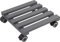 Metafranc 825260 Chariot pour Plantes 300 x 300 mm – Charge maximale 60 kg – Plaque de pin – Gris – Roues TPE avec 2 blocages/Rouleau d'intérieur/Aide au Transport des Plantes / 825260 Gris