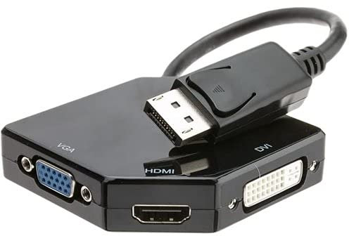DLH DISPLAYPORT TO HDMI/DVI/VGA Adapter