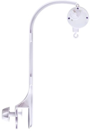 Aicmei Beweglicher Kinderbett-Arm mit drehbarem Motor für Spieluhr (61 cm), Aufhängung für Kinderzimmerdekoration, Starthilfe, Einstellung und Befestigung mit Doppelmutter