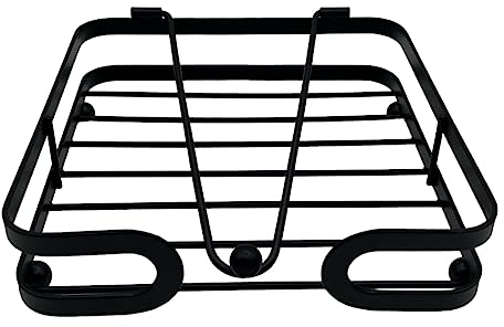 Gicos Serviettenhalter Küche Bar aus Metall 18 x 18 x 5 cm mit Serviettenhalter Farbe Schwarz CHL-831003