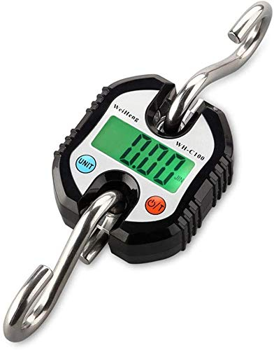 Pesage électronique 150kg X 50g Crochet numérique Suspendu en Acier Inoxydable Grue électronique Balance de Bagages Outil de Pesage