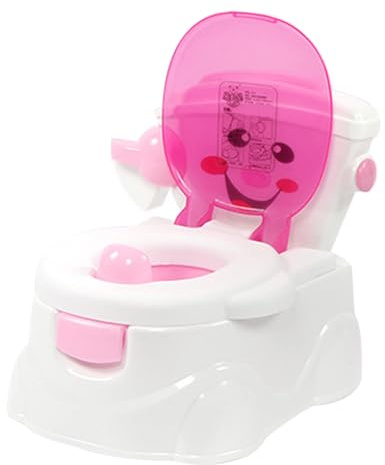 KEESUNG toilette, Töpfchen Baby Urinal Training Toilette Babytopf WC toilette Topfstuhl Toilettentraining für Klein von 6 Monaten bis 5 Jahre (Rosa)