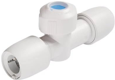 Shut-Off Valve HOT/Cold 15MM, Demounting with The HepKey System, Suitable for Domestic Hot & Cold Water Systems, 5 in Pack
