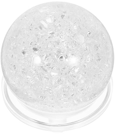 Boule Décorative en Cristal, Sphère Ronde Argenté, 1 Set | Décoration pour Fontaine D’intérieur, Usage Bureau, Cristal et Plastique, Finition Délicate, Légère