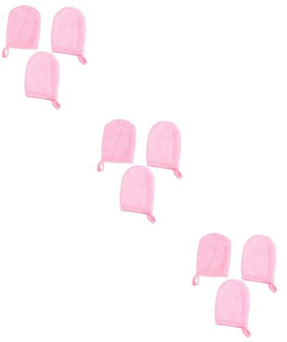 HAPINARY 9stücke Teiliges Gesichtsreinigungs-handschuhe Weiche Makeup-entferner-pads Für Sanfte Hautreinigung Und Effektives Entfernen Von Make-up Wiederverwendbar Und Waschbar