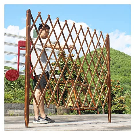 Panneau décoratif en bois dans le sol - Barrière pour animaux - Pour pelouse, balcon, cour, extérieur - Clôture d'arbre de Noël