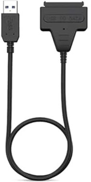 Kueohse Câble Adaptateur SATA vers USB 3.0 pour Disques SSD/HDD de 2,5 Prenant en Charge Une Vitesse Allant Jusqu'à 5 Gbps